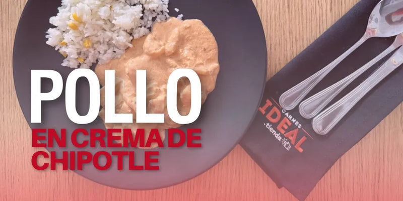 Disfruta de un Pollo en Crema de Chipotle con la Mejor Carne de Carnes Ideal 🥘🔥
